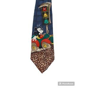 Mickey & Co. Atlas Design Goteborg Sweden Disney Micky Mouse Traffic Light‎ Tie.